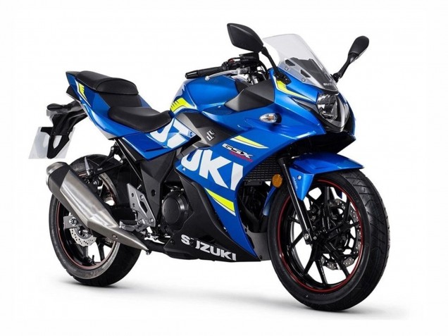 2017-2020 Suzuki GSX250R Motorcycle Fairings - Blue Yellow