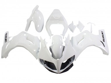 Custom 2003-2013 Suzuki SV650 Motorcycle Fairings - White