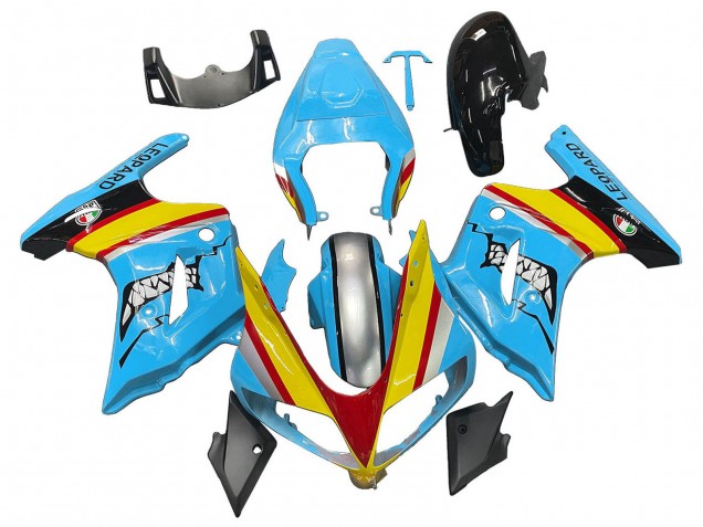 2003-2013 Suzuki SV650 Motorcycle Fairings - Blue Yellow Red Silver Shark