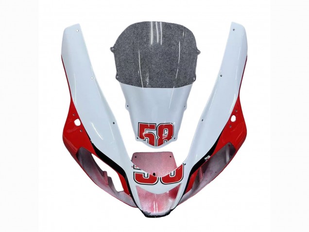 2003-2006 Aprilia RSV1000 Motorcycle Fairings - White Red Black Yellow 58