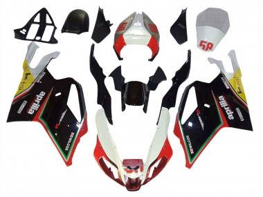 Custom 2003-2006 Aprilia RSV1000 Motorcycle Fairings - White Black Red Yellow 58