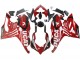 2020-2024 Ducati Panigale V2 Motorcycle Fairings - Red Glossy Black Monster Corse