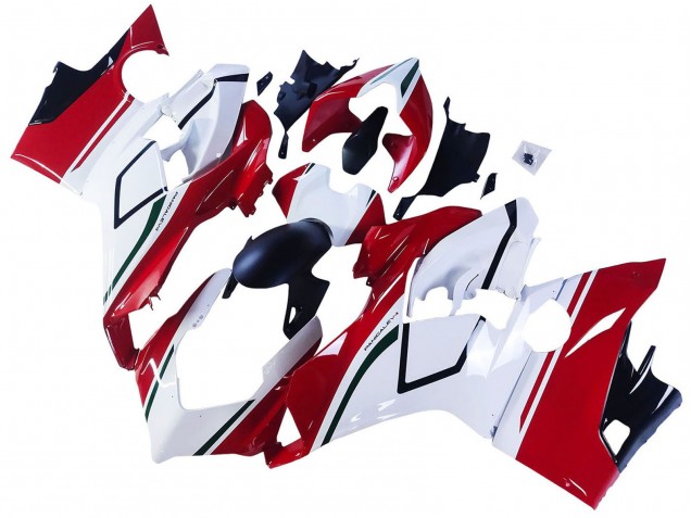 2018-2019 Ducati Panigale V4 V4S Motorcycle Fairings - White Red Green Glossy Black