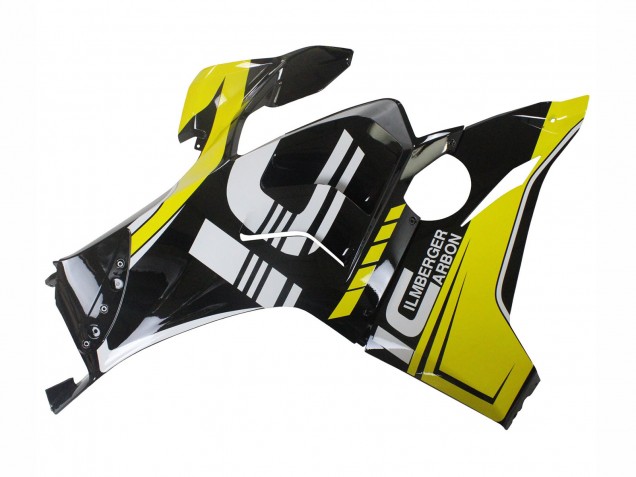2020-2021 Ducati Panigale V4 V4S Motorcycle Fairings - Yellow White Glossy Black