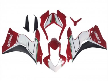 Custom 2017-2022 Ducati Supersport 939/939S Motorcycle Fairings - White Red Black Green