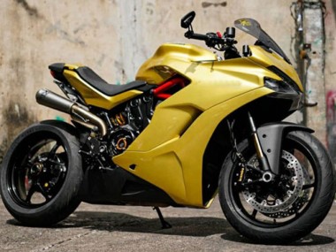 Custom 2017-2022 Ducati Supersport 939/939S Motorcycle Fairings - Yellow
