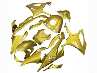 Custom 2023-2024 BMW S1000RR Motorcycle Fairings - Gold