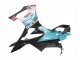 2023-2024 BMW S1000RR Motorcycle Fairings - Light Blue Matte Black Petronas