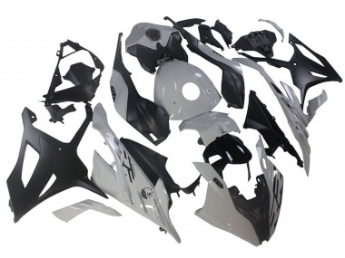 Custom 2023-2024 BMW S1000RR Motorcycle Fairings - Nardo Grey Matte Black