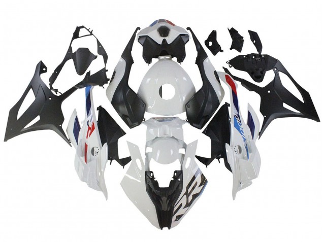 2023-2024 BMW S1000RR Motorcycle Fairing - White Blue Red Matte Black