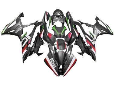 Custom 2019-2022 BMW S1000RR Motorcycle Fairings - Black Red Green Carbon Fiber