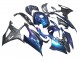 2019-2022 BMW S1000RR Motorcycle Fairings - Gradient Blue Purple Forged Carbon Fiber