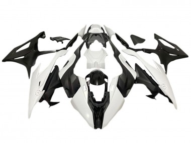 Custom 2019-2022 BMW S1000RR Motorcycle Fairings - Matte Black White