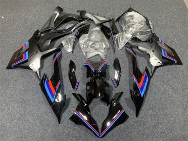 Custom 2019-2022 BMW S1000RR Motorcycle Fairing - Black Blue Red