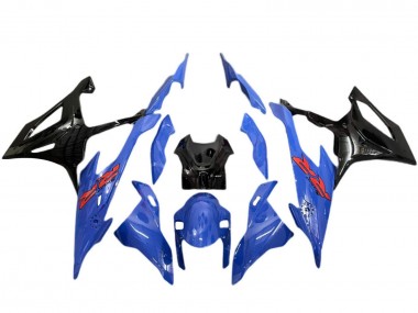 Custom 2019-2022 BMW S1000RR Motorcycle Fairing - Blue Black