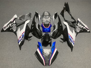 Custom 2019-2022 BMW S1000RR Motorcycle Fairings - White Black Blue