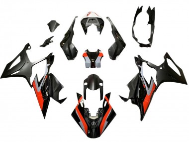 Custom 2019-2022 BMW S1000RR Motorcycle Fairings - Red Black Grey