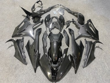 Custom 2019-2022 BMW S1000RR Motorcycle Fairings - Black Carbon Fiber