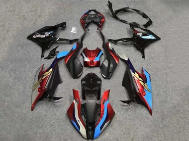 Custom 2019-2022 BMW S1000RR Motorcycle Fairing Kits - White Blue Red Black