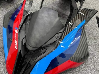 Custom 2019-2022 BMW S1000RR Motorcycle Fairings - Black Blue Red Carbon Fiber