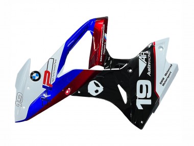 Custom 2017-2018 BMW S1000RR Motorcycle Fairings - White Red Blue Black