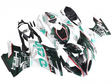 Custom 2017-2018 BMW S1000RR Motorcycle Fairings - White Green