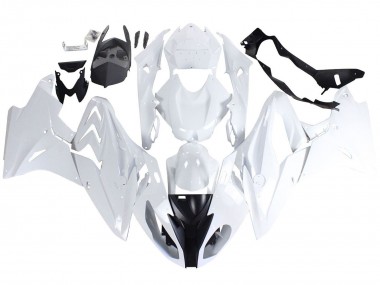 Custom 2017-2018 BMW S1000RR Motorcycle Fairings - White