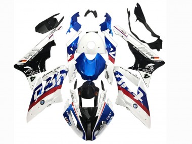 Custom 2015-2016 BMW S1000RR Motorcycle Fairings - White Red Blue Black Tyco