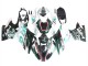 2015-2016 BMW S1000RR Motorcycle Fairings - White Green Black