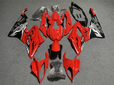 Custom 2015-2016 BMW S1000RR Motorcycle Fairings - Red Grey Black