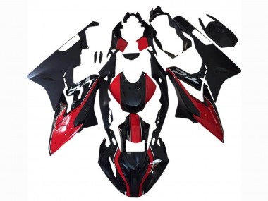 Custom 2015-2016 BMW S1000RR Motorcycle Fairings - Red White Matte Black