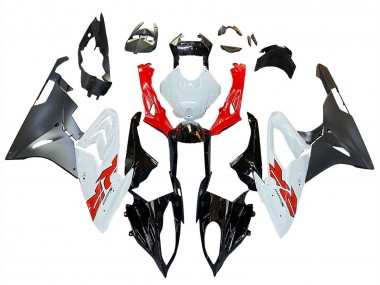 Custom 2015-2016 BMW S1000RR Motorcycle Fairings - Red White Glossy Black Matte Black
