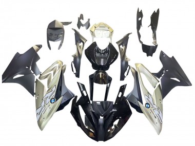 Custom 2015-2016 BMW S1000RR Motorcycle Fairing - Silver Glossy Black Matte Black