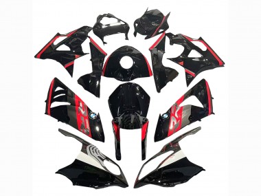 Custom 2009-2014 BMW S1000RR Motorcycle Fairing - Red Glossy Black