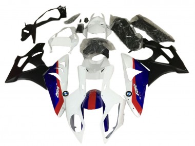 Custom 2009-2014 BMW S1000RR Motorcycle Fairings - White Red Blue Black