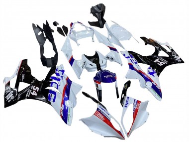 Custom 2009-2014 BMW S1000RR Motorcycle Fairings - White Red Blue Black Tyco