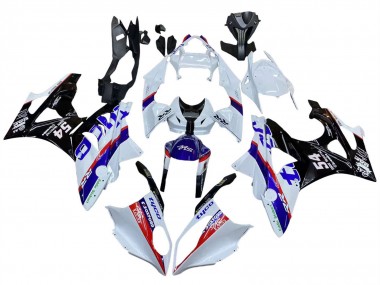 Custom 2009-2014 BMW S1000RR Motorcycle Fairings - White Red Blue Black Tyco