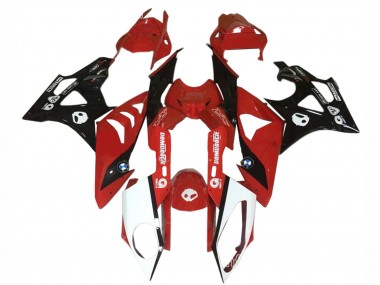 Custom 2009-2014 BMW S1000RR Motorcycle Fairings - Red White Glossy Black