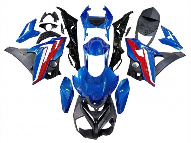 Custom 2014-2016 BMW S1000R Motorcycle Fairings - Blue Red