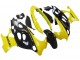 2004-2006 Suzuki GSX600F/GSX750F Motorcycle Fairings - Glossy Black Yellow