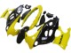2004-2006 Suzuki GSX600F/GSX750F Motorcycle Fairings - Glossy Black Yellow