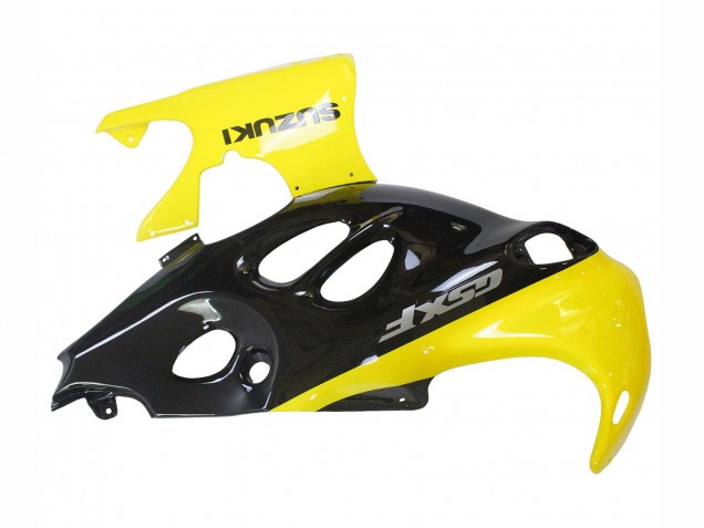 2004-2006 Suzuki GSX600F/GSX750F Motorcycle Fairings - Glossy Black Yellow