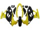 2004-2006 Suzuki GSX600F/GSX750F Motorcycle Fairings - Glossy Black Yellow