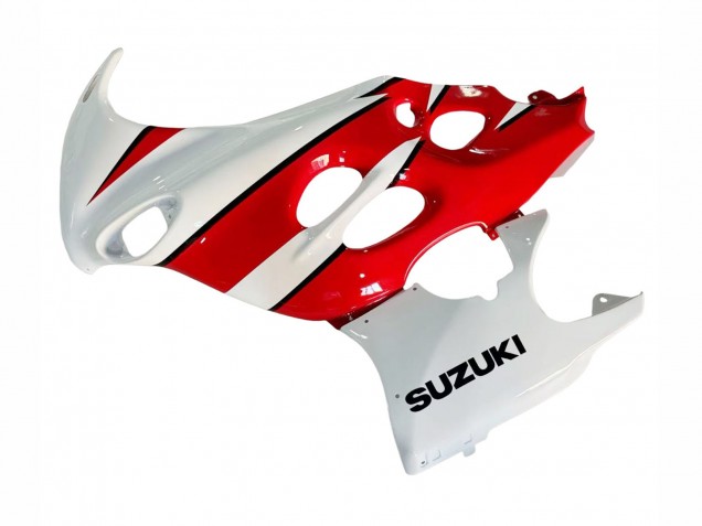 2004-2006 Suzuki GSX600F/GSX750F Motorcycle Fairings - White Red