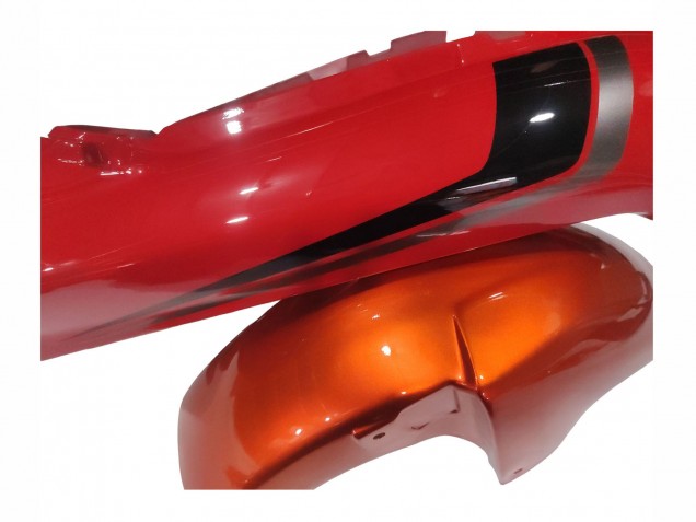 2004-2006 Suzuki GSX600F/GSX750F Motorcycle Fairings - Burnt Orange White Logo