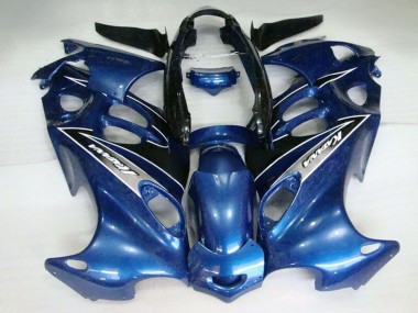 Custom 2004-2006 Suzuki GSX600F/GSX750F Motorcycle Fairings - Glossy Blue Katana