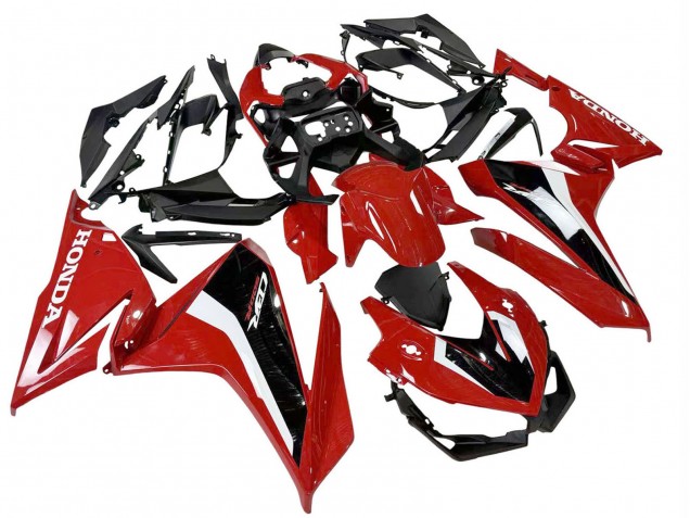 2022-2023 Honda CBR500R Motorcycle Fairing - Red White Black