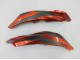 2007-2008 Honda CBR600RR Motorcycle Fairing Kits - Orange Matte Black