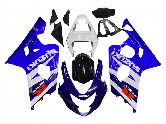 2004-2005 Suzuki GSXR 600 / GSXR 750 Motorcycle Fairing Kits - White Blue Black Red