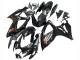 2006-2007 Suzuki GSXR 600 / GSXR 750 Motorcycle Fairings - Glossy Black Silver Red